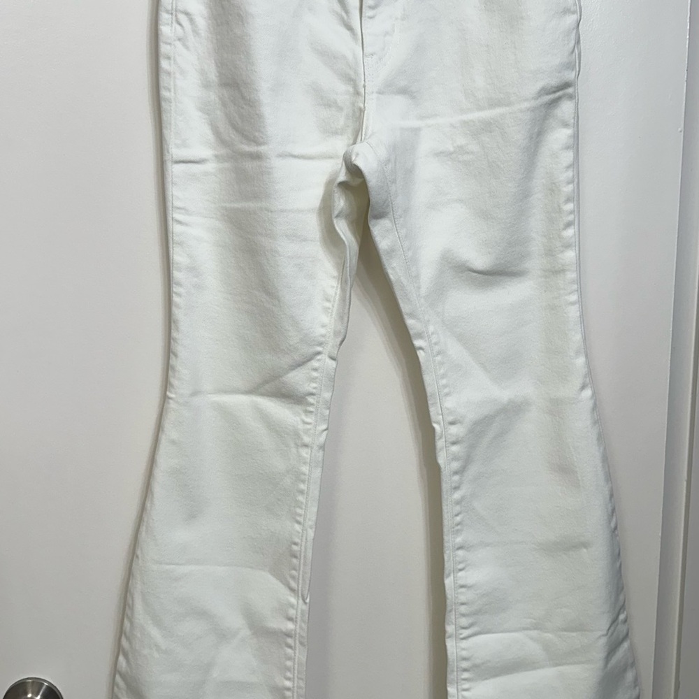 Levi's 726 White Flared Jeans